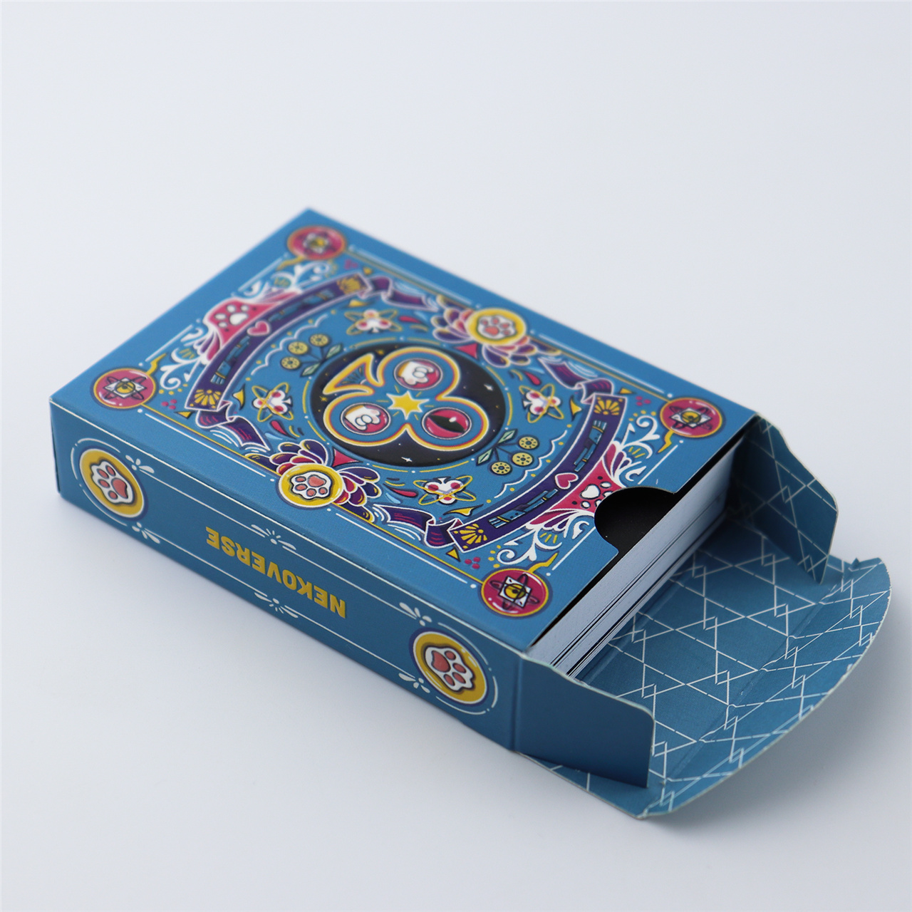 Custom Blue - Black Fantasy Plastic Playing Cards  ( (3).jpg