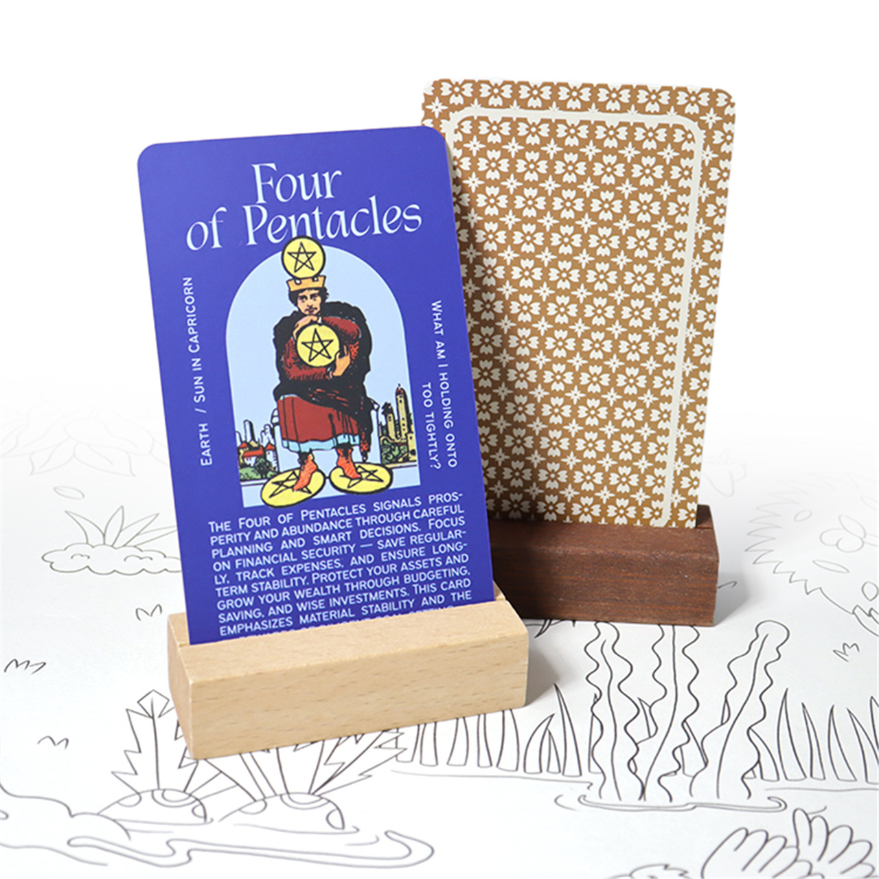 Custom Blue - Themed Tarot Cards Deck (11).JPG