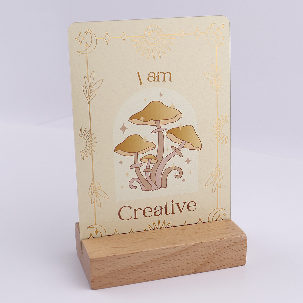 Customizable Boho-Chic Affirmation Cards for Mindfulness & Self-Love
