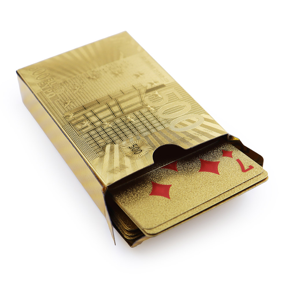 Customized theme gold foil playing cards