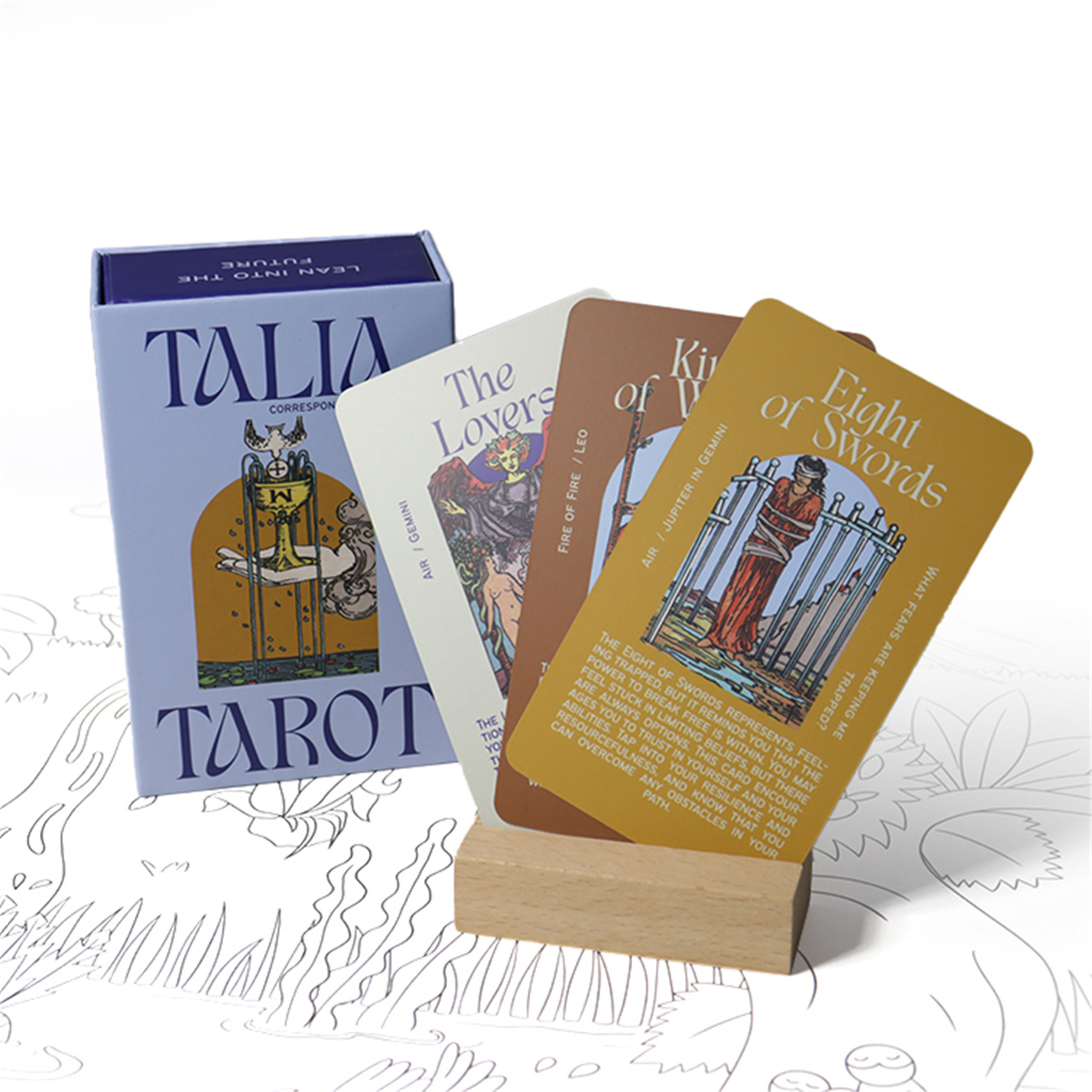 Custom Blue - Themed Tarot Cards Deck (5).JPG