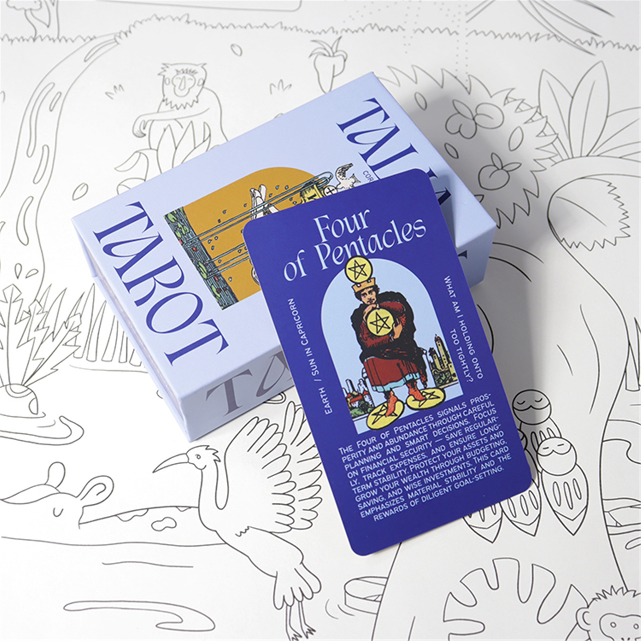 Custom Blue - Themed Tarot Cards Deck (10).JPG