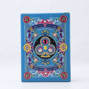 Custom Blue - Black Fantasy Plastic Playing Cards Set