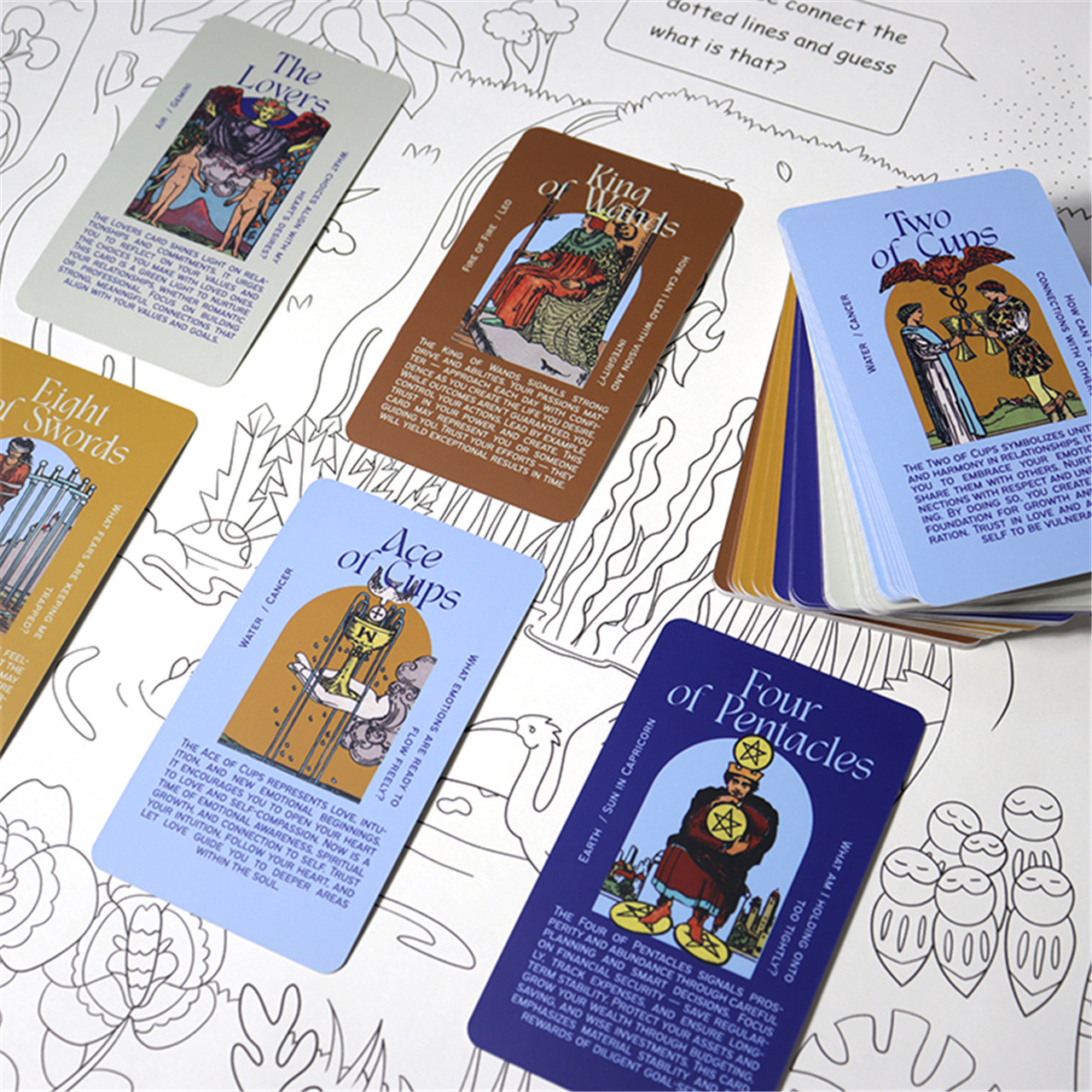Custom Blue - Themed Tarot Cards Deck (8).JPG
