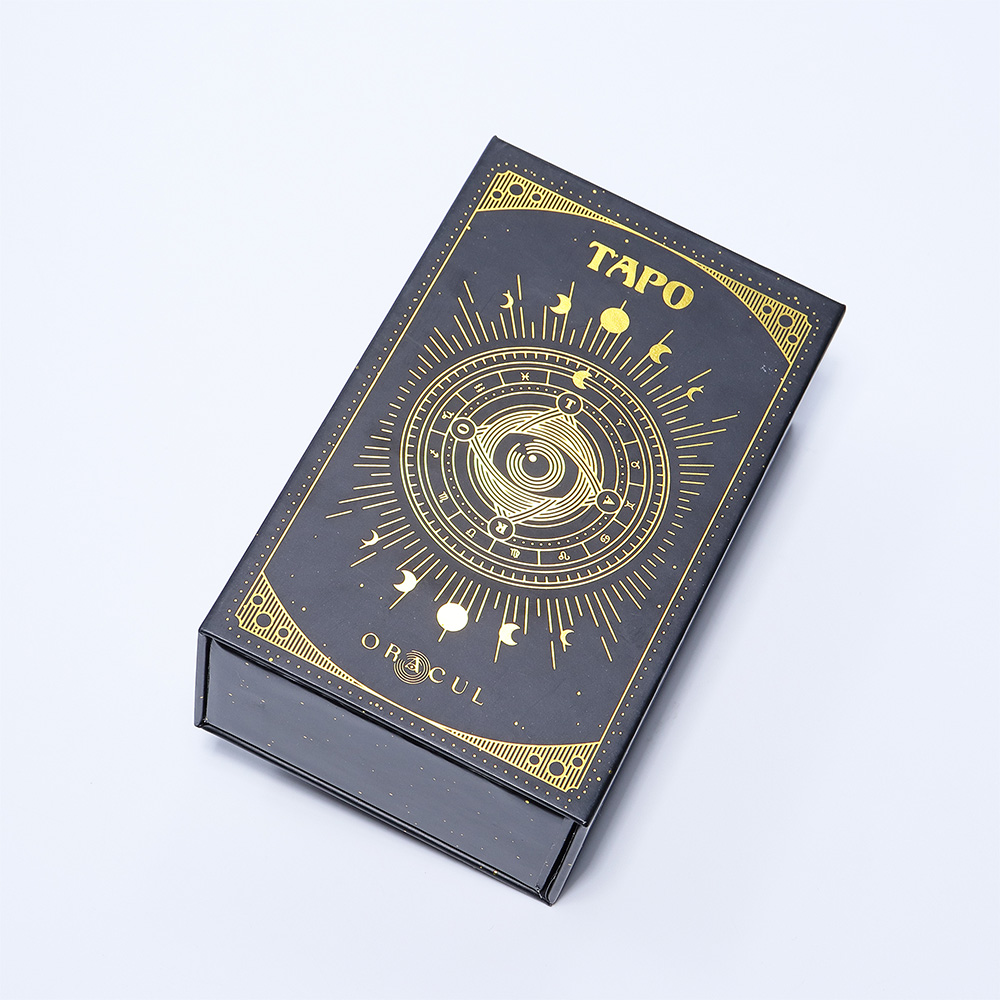 Custom Black & Gold Celestial Tarot Cards