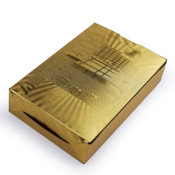 Customized theme gold foil playing cards