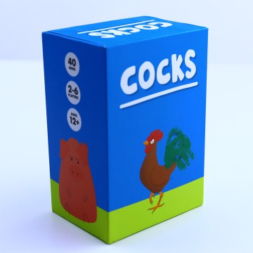 Cocks Themed Custom Children's Learning Cards