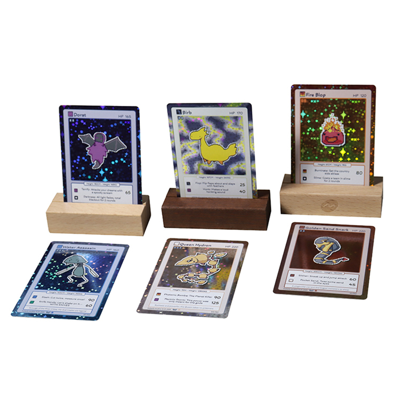 Custom Cartoon Holographic Trading Cards Set (8).JPG