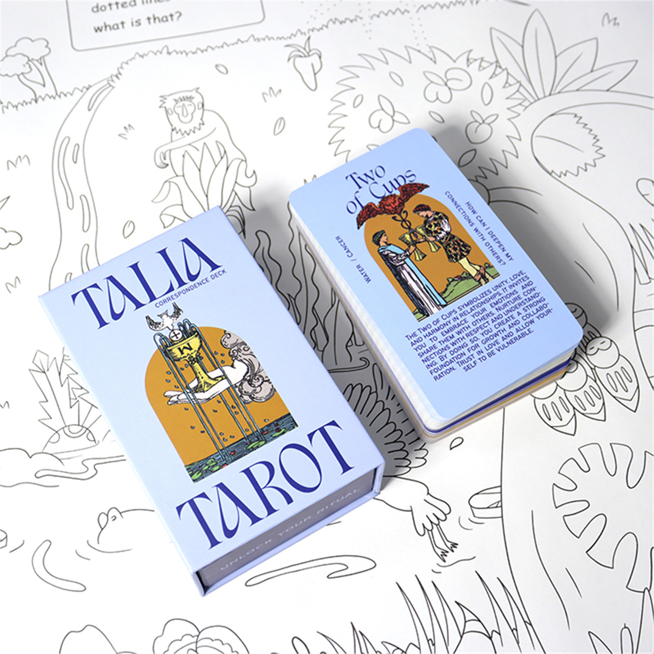 Custom Blue - Themed Tarot Cards Deck (9).JPG